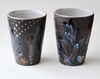 Ceramic tumbler, Ceramic mug, Coffee mug, Water cup, Holiday gift, Beer mug, Tea cup collector