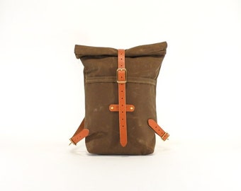 Rucksack | Nutmeg Waxed Canvas