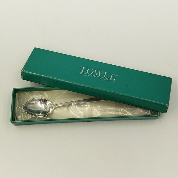 Brand New 1960s Towle Sterling Silver Baby Spoon