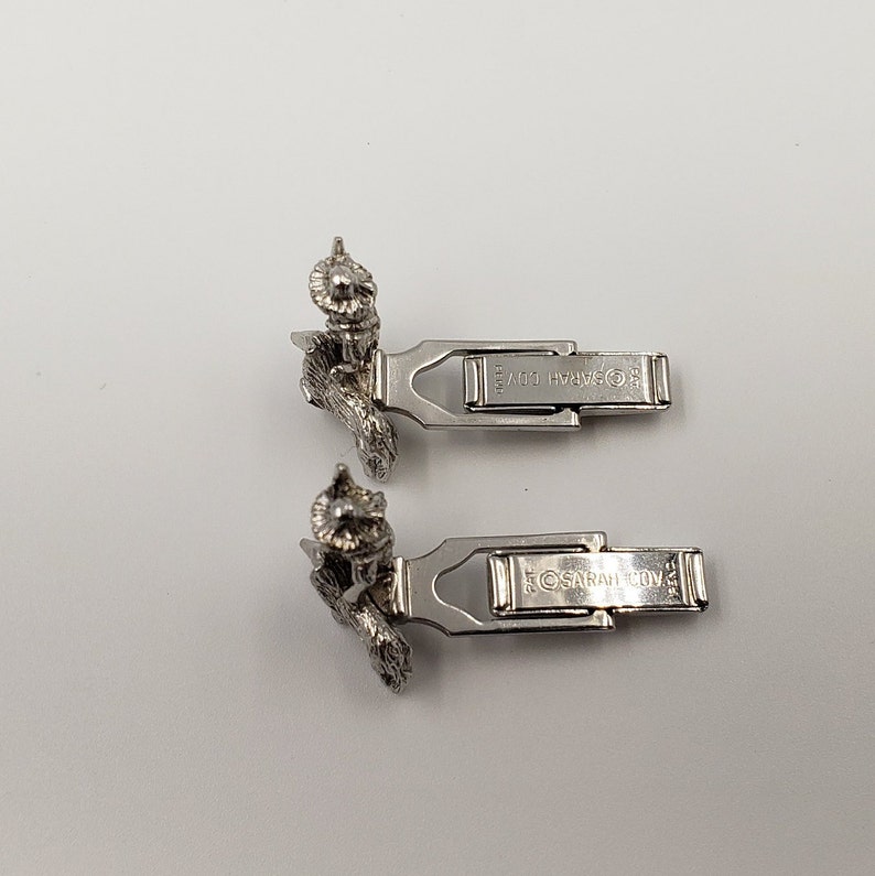 Sara Coventry Vintage 1959 Pair of Silver Tom Sawyer Cufflinks