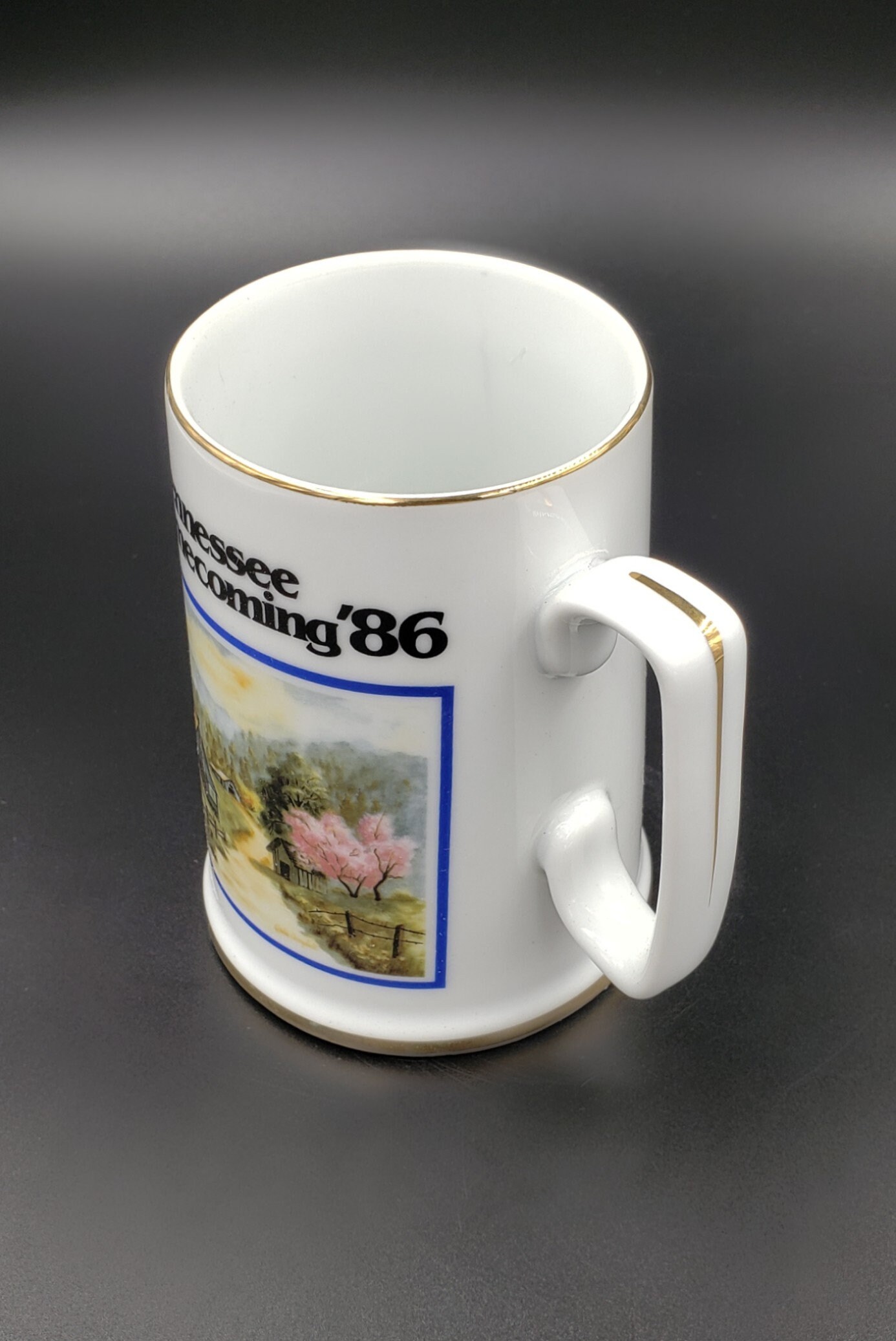 1986 JFG Coffee Company Tennessee Porcelain Tankard Etsy