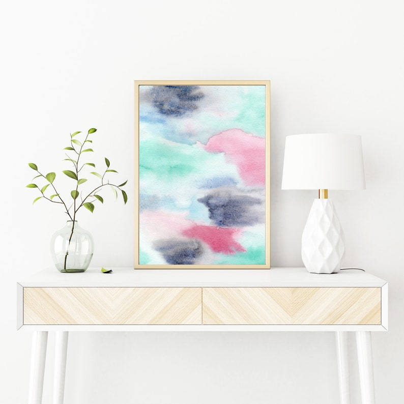 Watercolor Painting, Coastal Decor, Wall Art, Digital Prints, Etsy