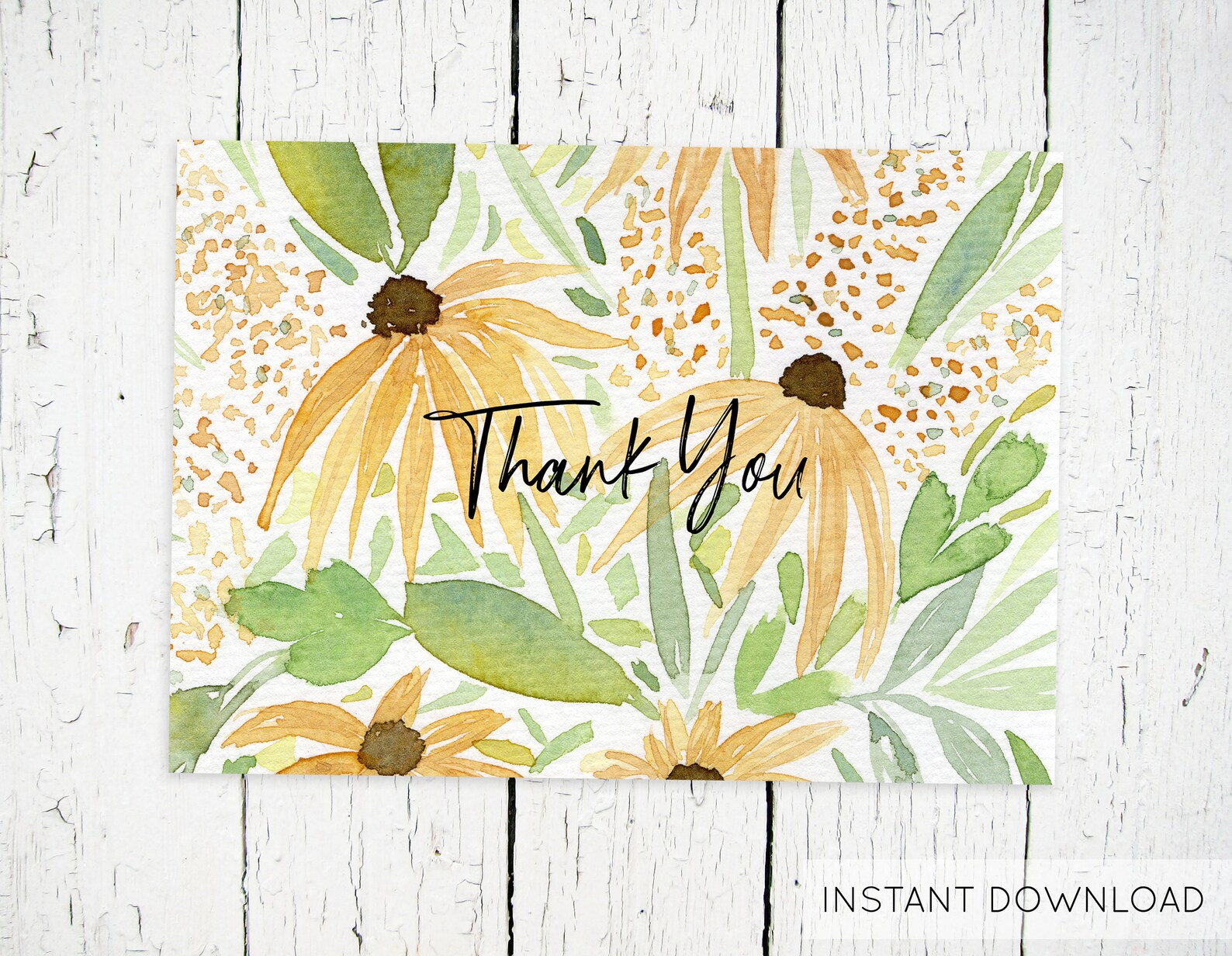 Sunflower Thank You Cards Printable Cards Flower Thank You - Etsy Sunflower Thank You Cards Printable Cards Flower Thank You - Etsy
