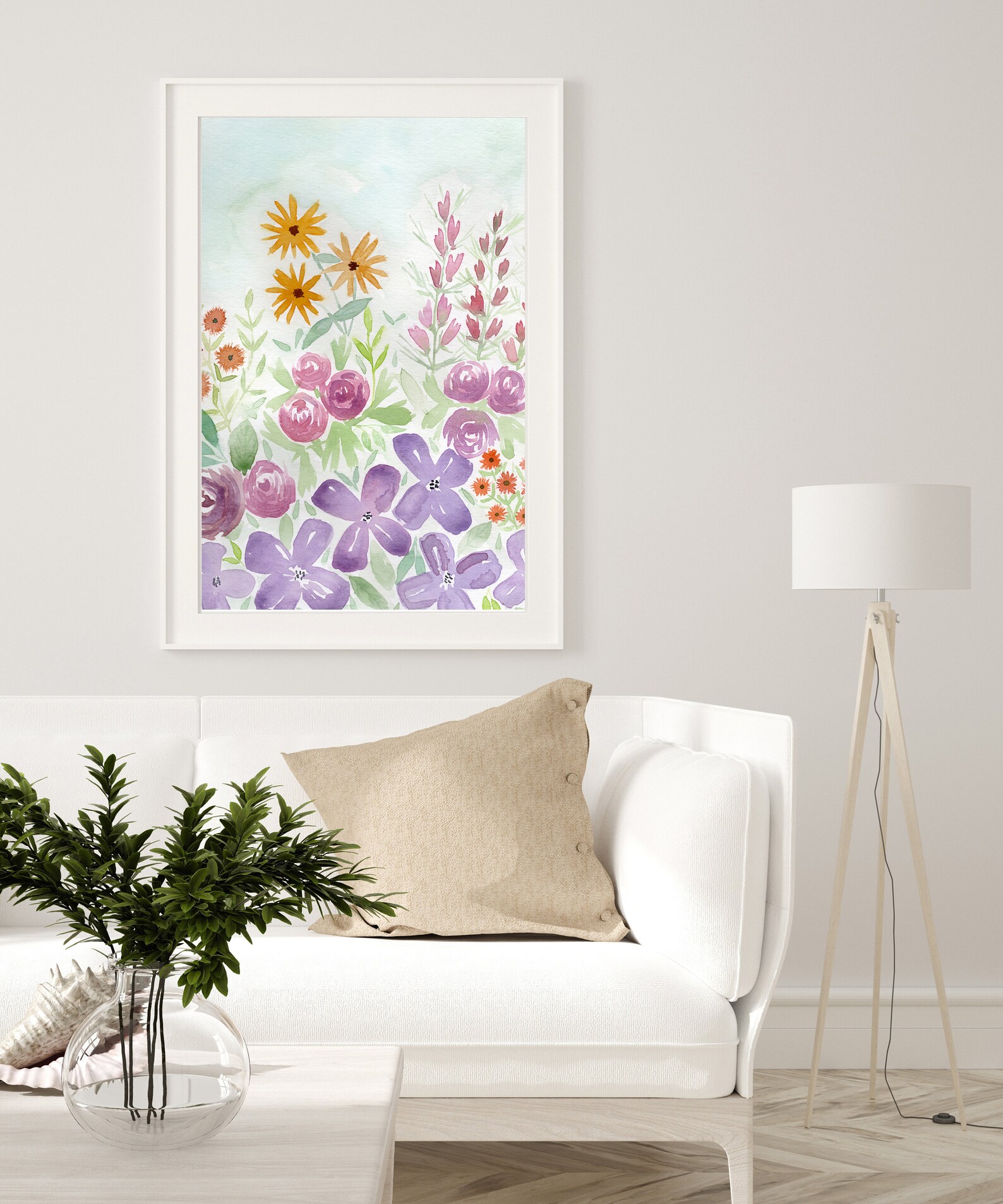 Wildflowers Print Wildflowers Wall Art Flower Wall Art Etsy