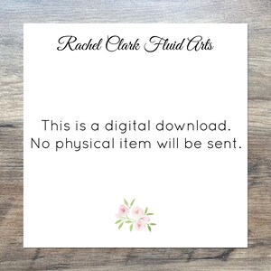 Printable Note Cards, Blank Note Cards, Watercolor Cards, Floral ...