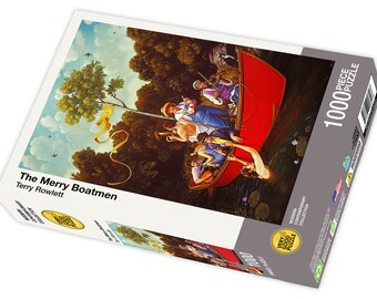 The Merry Boatmen by Terry Rowlett - 1000 piece jigsaw puzzle