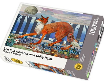 The Fox Went Out on a Chilly Night by Susan T. Pelham - 1000 piece jigsaw puzzle