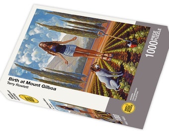 Birth at Mount Gilboa by Terry Rowlett - 1000 piece jigsaw puzzle