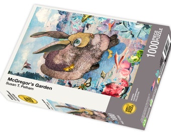 McGregor's Garden by Susan T. Pelham - 1000 piece jigsaw puzzle