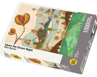 Upon the Green Night by Nina Barnes - 1000 piece jigsaw puzzle