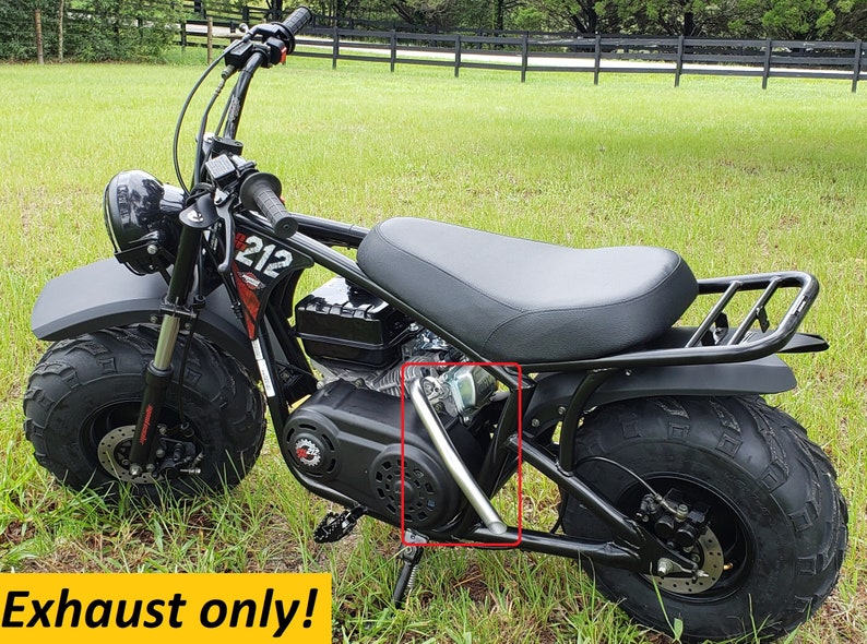 Coleman BT200X Mini Bike. ARSPORT Exhaust with Muffler for Coleman BT200X Mini Bike. ARSPORT Exhaust with Muffler for