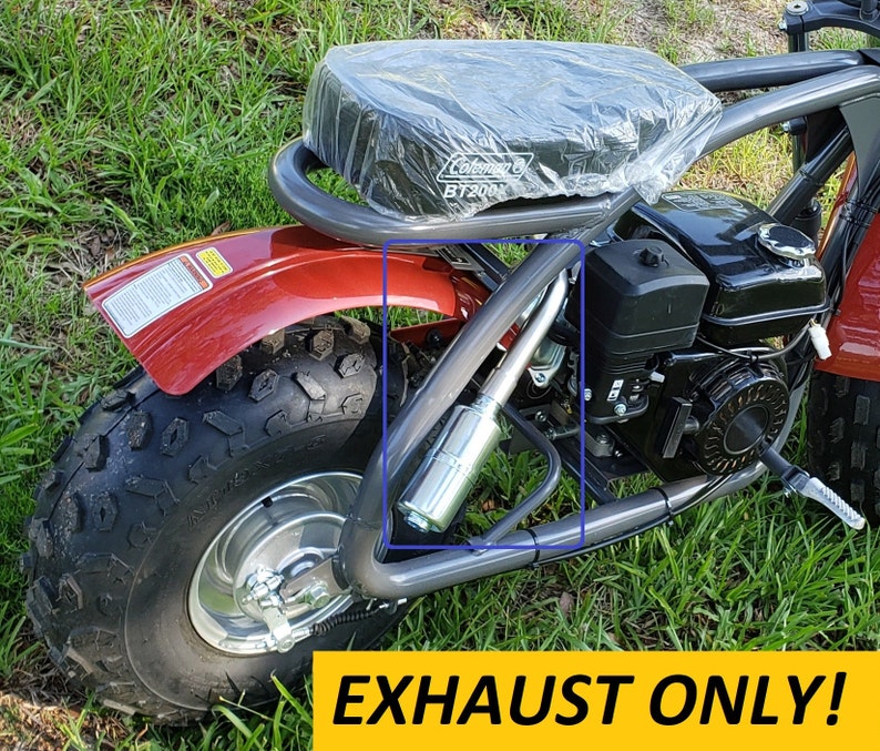 Exhaust With Muffler For Coleman Bt200x 196cc 6 5hp Gas Mini Etsy