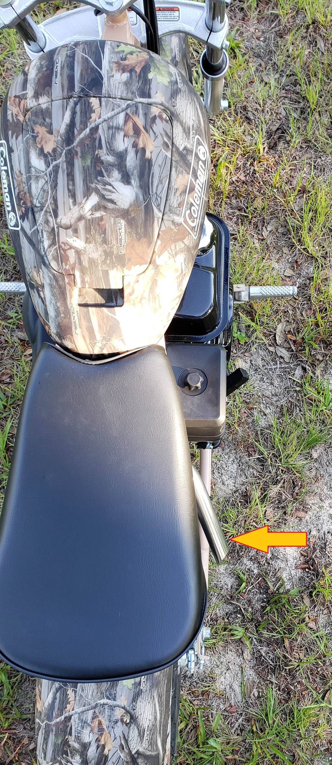 coleman ct100u exhaust