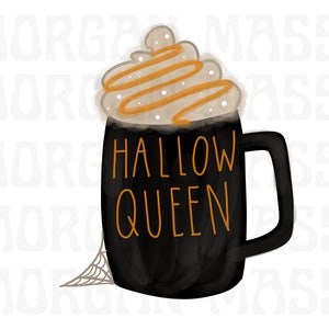 Halloween Mug PNG Sublimation | Cute Halloween PNG |  Halloween Spooky Pumpkin Spice Coffee Mug Vintage Trendy Halloween PNG | Fall Vibes