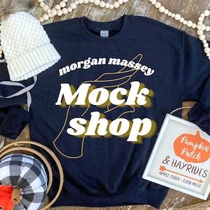Fall Gildan 18000 Mockup | Fall G180 Mockup | Black Crewneck Sweatshirt Mockup | Boho Fall Autumn Pumpkin Spooky Halloween Horror Flatlay