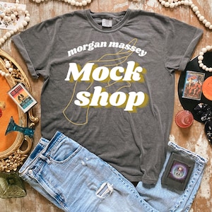 Comfort Colors 1717 Mockup | Pepper TShirt Flatlay | Boho Western Retro Vintage Witchy Band Tee | Unisex | Sublimation | Cut Files | PNG