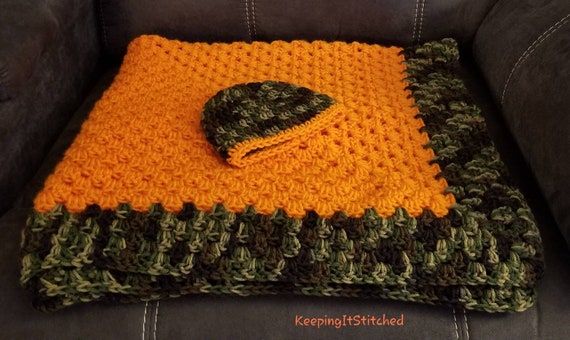 camo baby blanket
