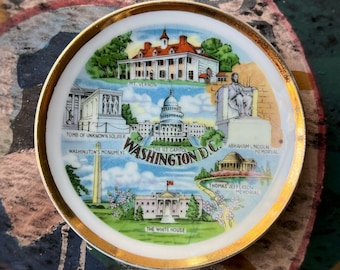 Vintage Washington D.C. Souvenir Plate