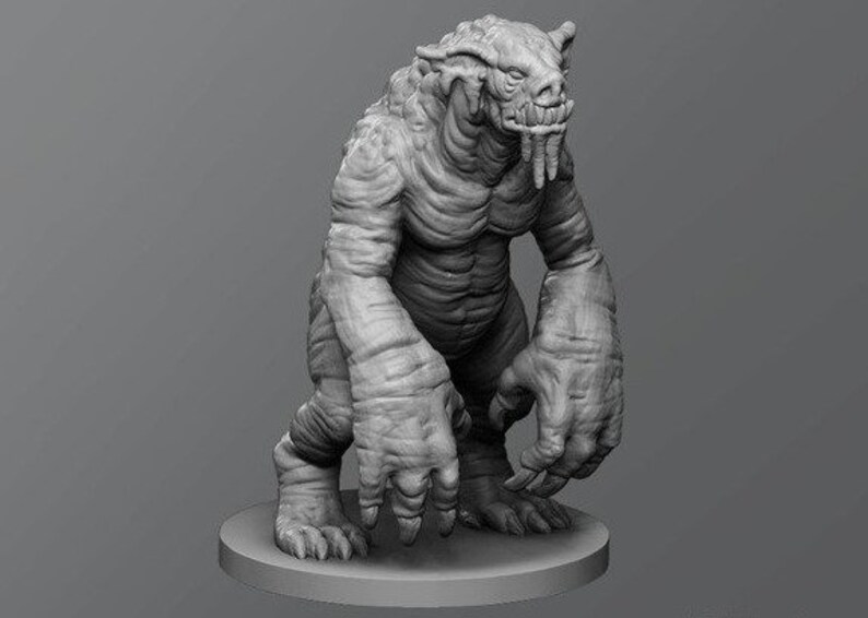 Dretch Resin Miniature for D&D Dungeons and Dragons or image 0.