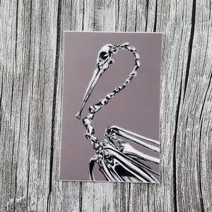 Crane Skeleton - Crane Sticker