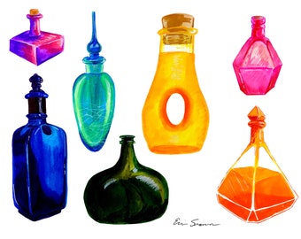 Potion Artwork - Bottle Collection