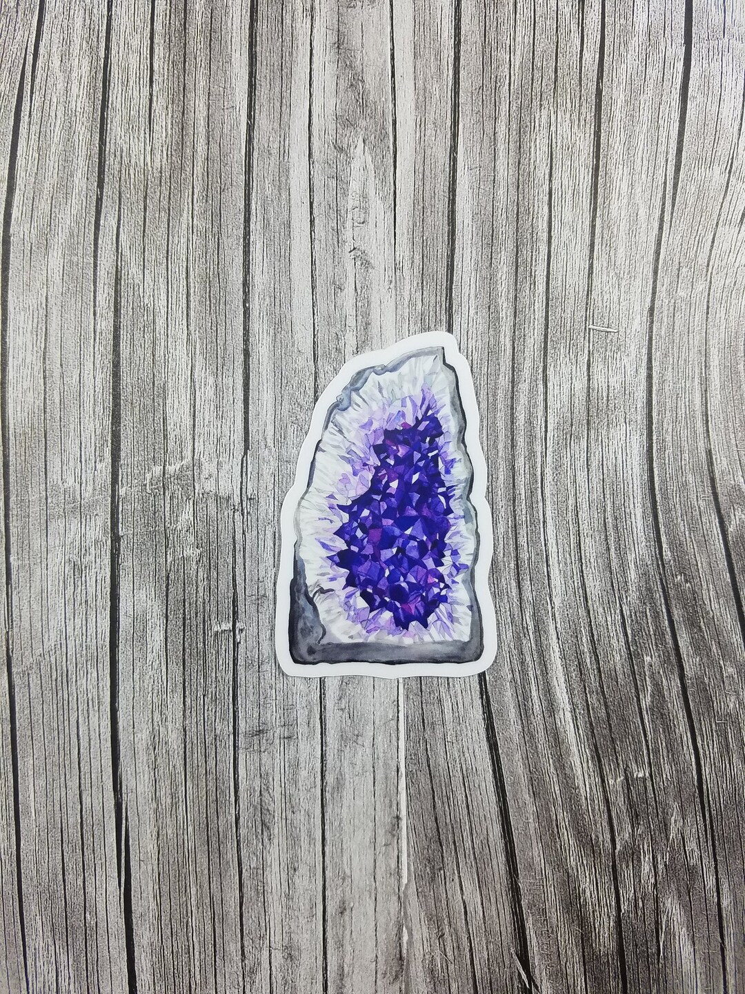 Geode Sticker Amethyst Geode Sticker - Etsy