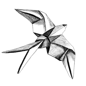 Origami Notecards - cartes à notes plates