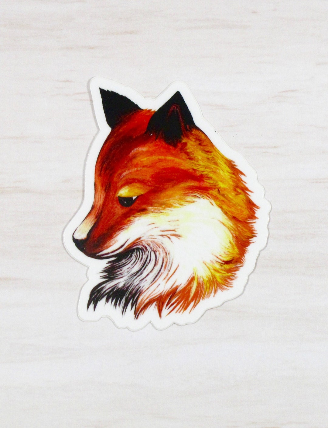 Foxing Sticker Fox Vinyl Stickers - Etsy