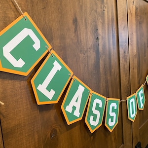 Graduation Banner Class of Banner Class Reunion Banner Cardstock Paper Banner Graduation Decor