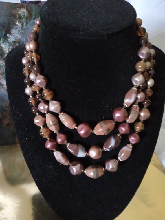 Exquisite Vintage 8" Beaded Necklace, Made in Jap… - image 5