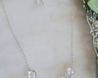 Quartz Crystal Handmade Sterling Silver Necklace