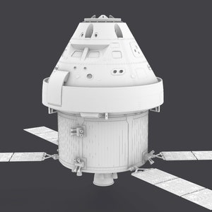 NASA SLS Orion Capsule and Support Module 3D Printable file Detailed image 1