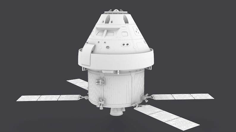 NASA SLS Orion Capsule and Support Module 3D Printable file Detailed image 1