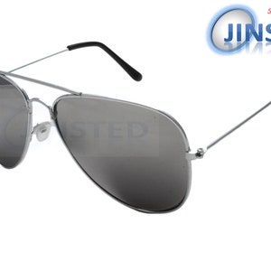 Purpyle 3645m-4a Aviator Mirrored Sunglasses Silver Metal 