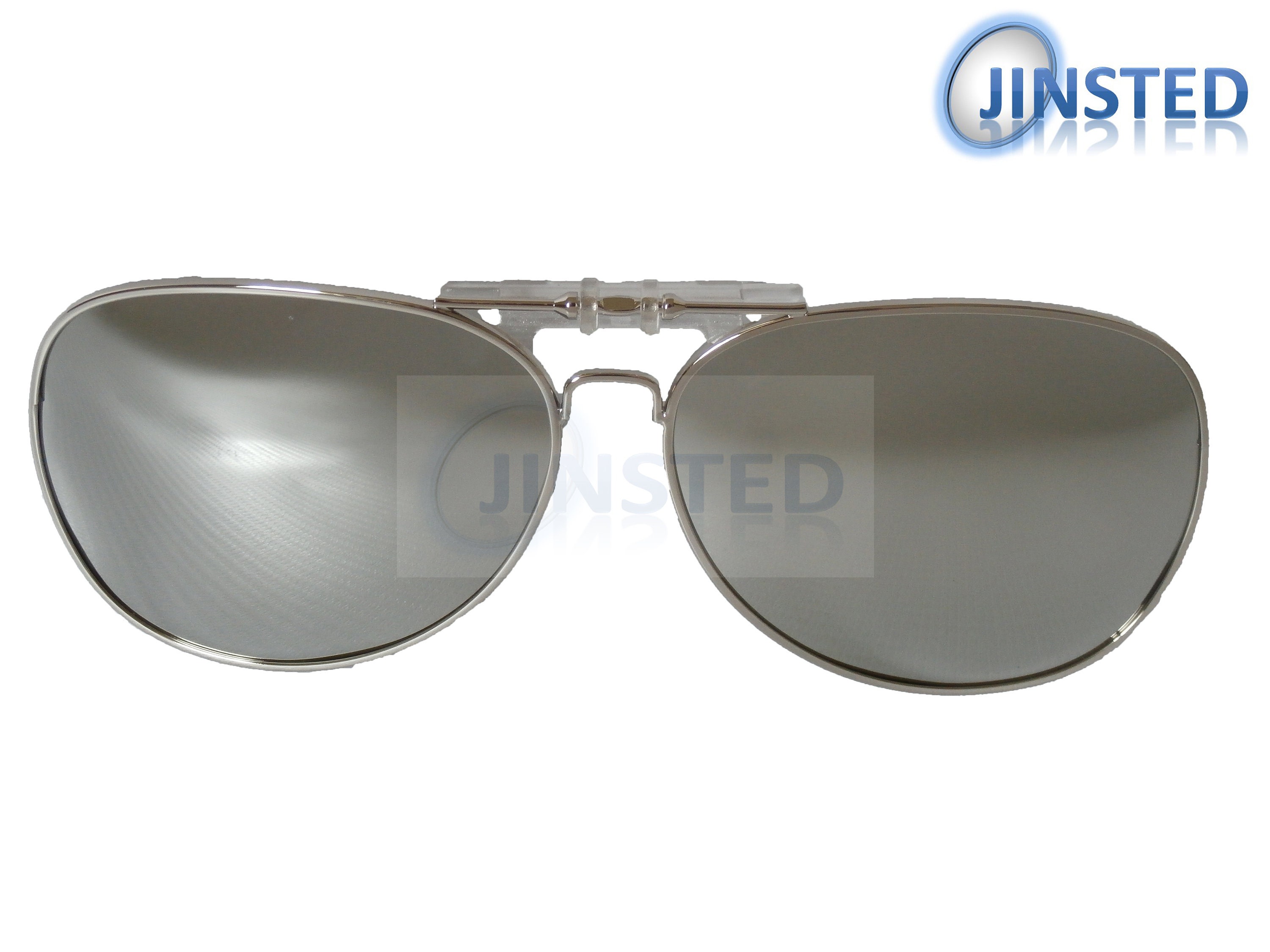 mirrored clip on flip up sunglasses