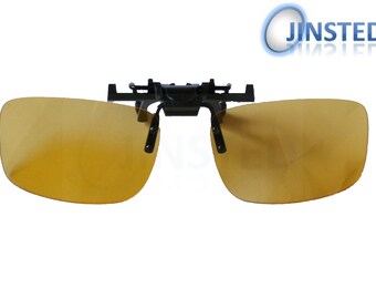 Matte Black Vintage Unisex Schoolboy Sunglasses with Clip Ons 9701