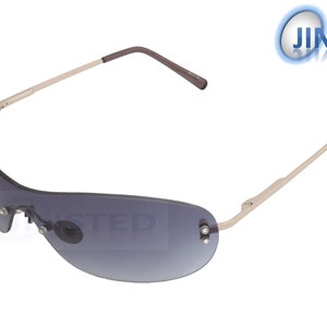 Womens Oversized Butterfly Sunglasses Grey Gradient One Lens  UV400 Protection. CL066
