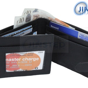 Carteira grande de couro. 15 cartões e 1 compartimento para notas RFID W0037