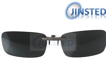 High Quality Black Polarised Clip On Sunglasses UV400 Protection ACP013
