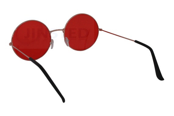 Red circle sunglasses sale