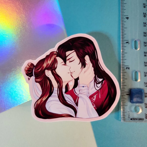 TGCF Hua Cheng x Xie Lian | Yaoi BL | Heaven official's Blessing Stickers | HuaLian | High Quality Glossy  Vinyl Stickers