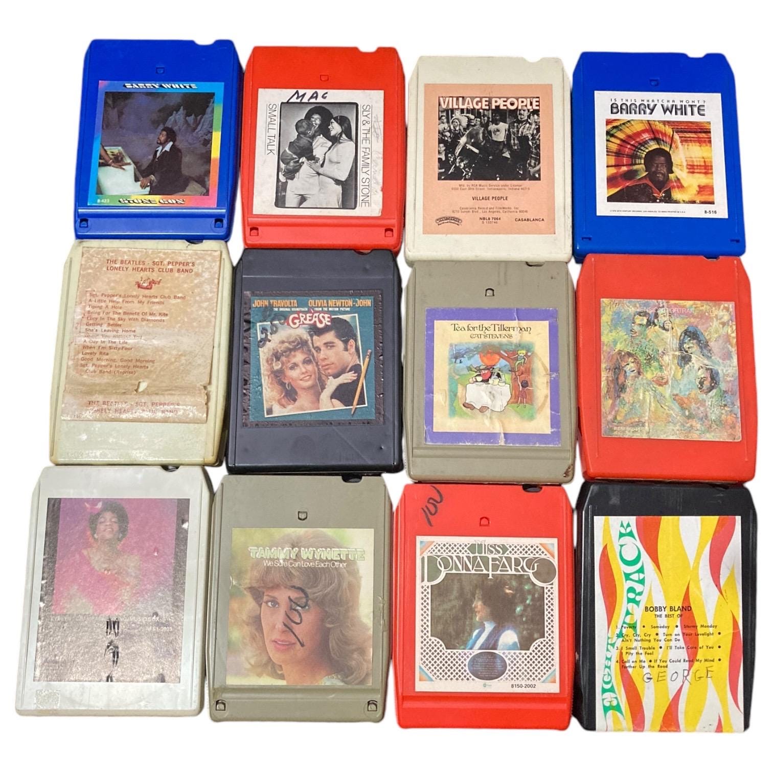 Vintage 8 Track Tape - 18 Piece Lot - Etsy Canada