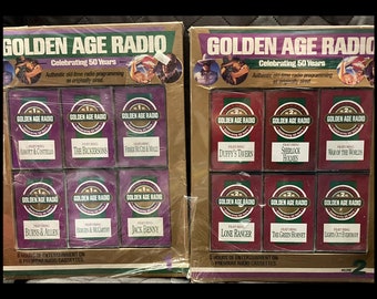 Golden Age Radio, Collector’s Edition Old Time Radio Audio Cassettes - VOLUMES 1 & 2