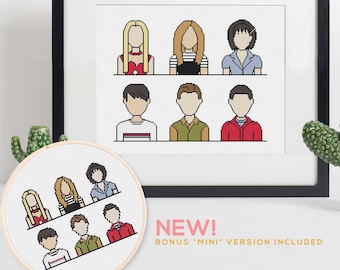 F.R.I.E.N.D.S - Friends Cross Stitch Pattern