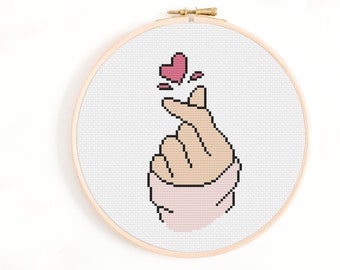 Korean Cross Stitch Etsy