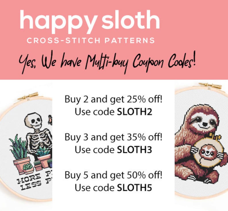 Funny Retro 'Humble Commode' Cross Stitch Pattern (Digital Download) image 5