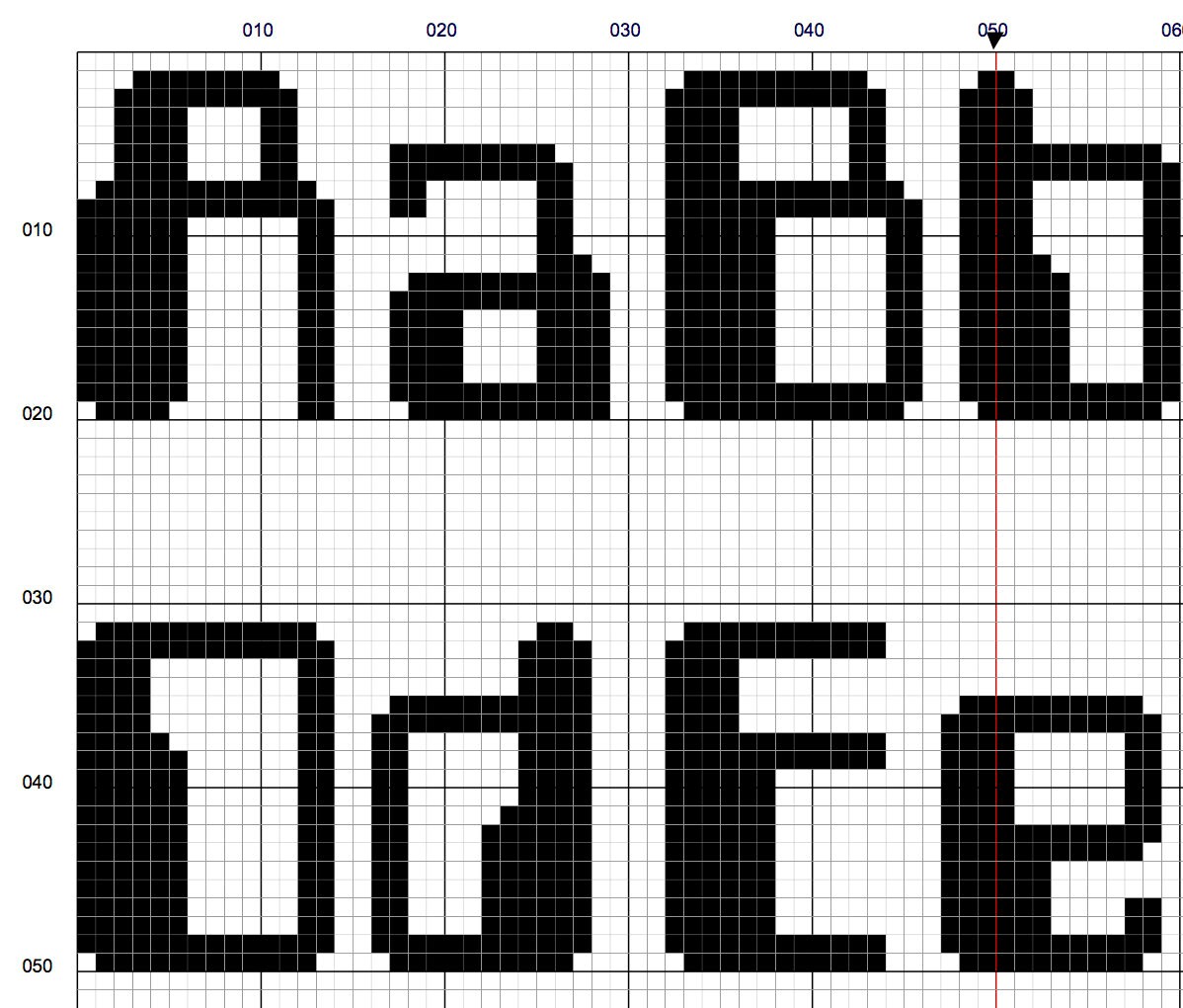 Retro Computer Alphabet Cross Stitch Pattern (digital Download) - Etsy