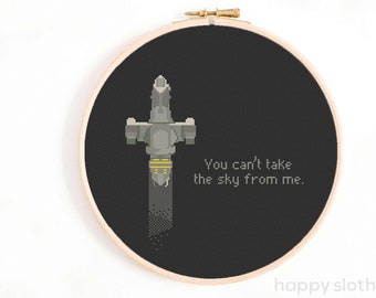 Firefly Serenity Cross Stitch Pattern: 'You Can't Take the Sky' (Digital Download)