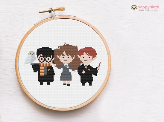 Little Wizards Cross Stitch Pattern Etsy