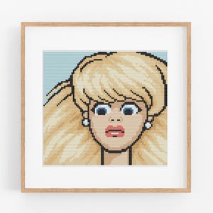 My Face When - Grossed Out Doll Meme Cross Stitch Pattern